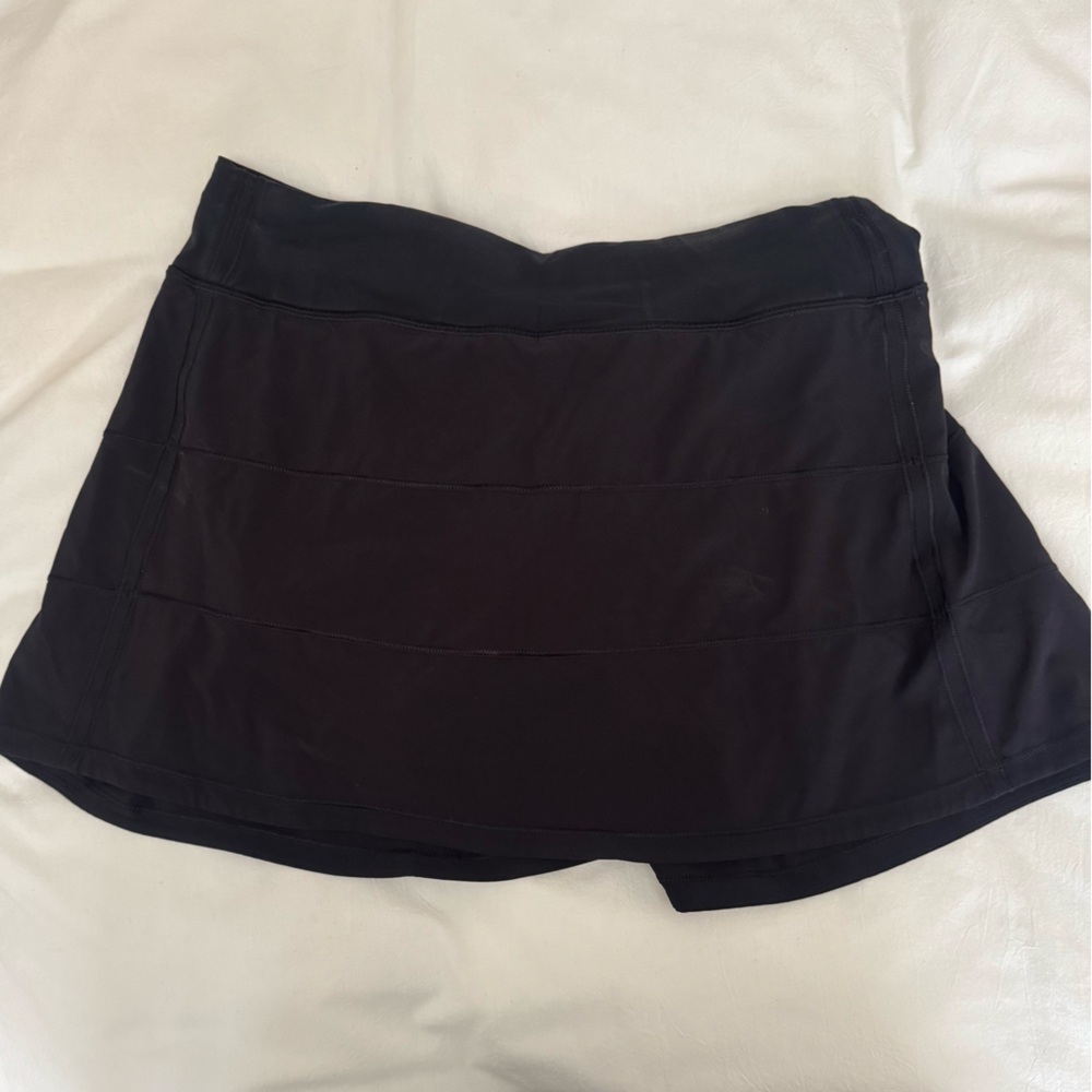 Lululemon Pace Rival Black Skirt